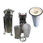 5 Mikron 304 Torba Filtre Muhafazaları Su Sıvı Arıtma Sistemi için Paslanmaz Çelik