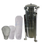 5 Mikron 304 Torba Filtre Muhafazaları Su Sıvı Arıtma Sistemi için Paslanmaz Çelik