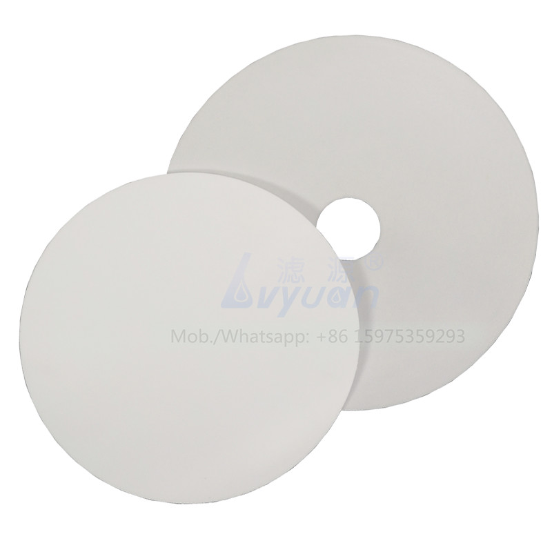 40 Mikron 25mm Mikro Plastik Beyaz Gözenekli PE Sinterlenmiş Filtre Diski